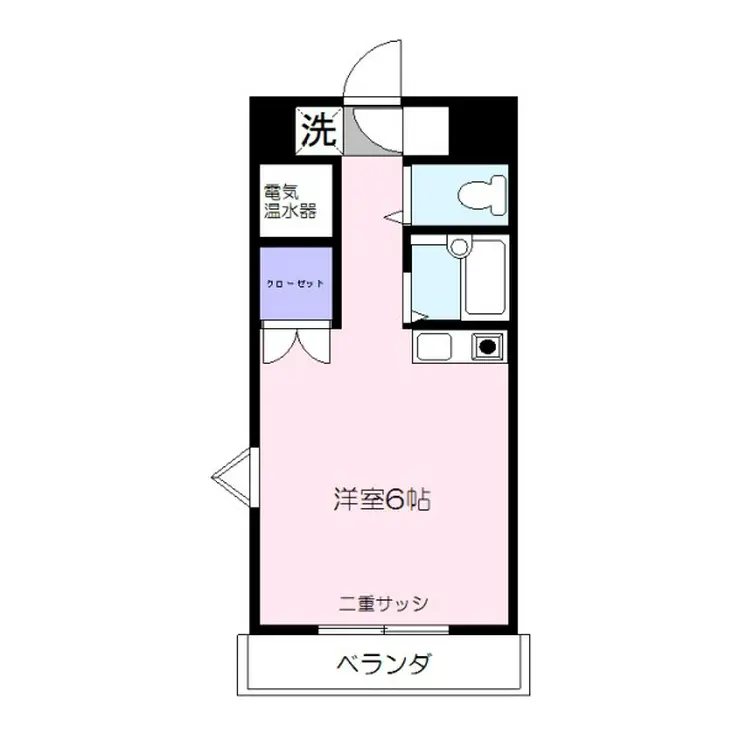 ウェーブス 4階階 間取り