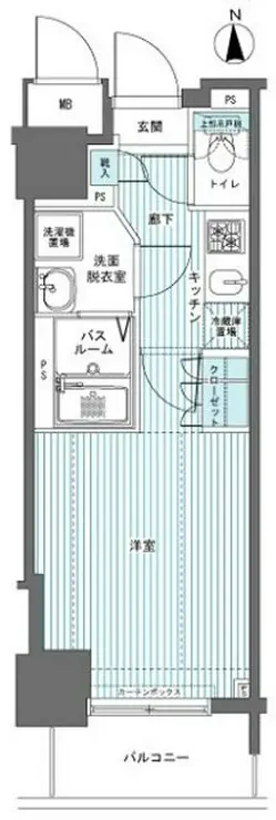フェニックス西参道タワー 7階階 間取り