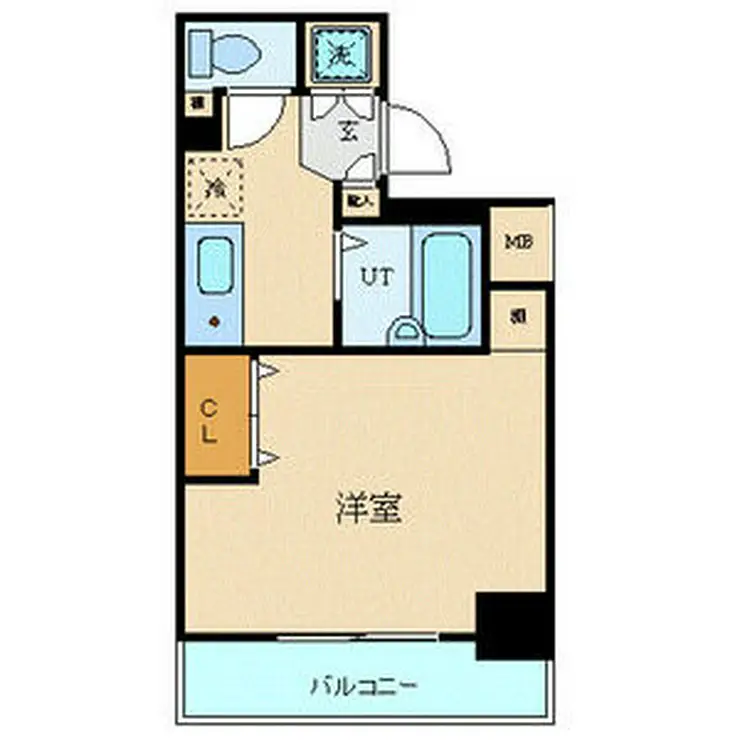 シンシア蒲田ステーションプラザ 4階階 間取り