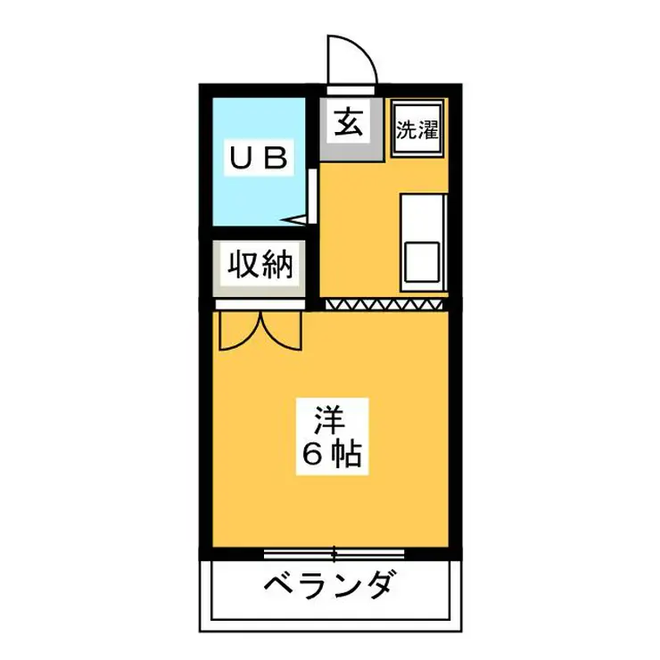 パークハイツ・田倉 1階階 間取り