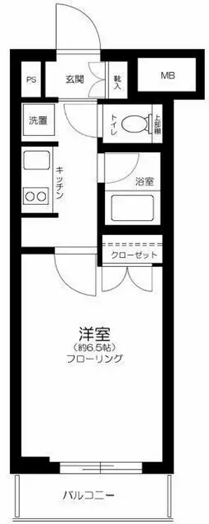 セントパレス王子 7階階 間取り