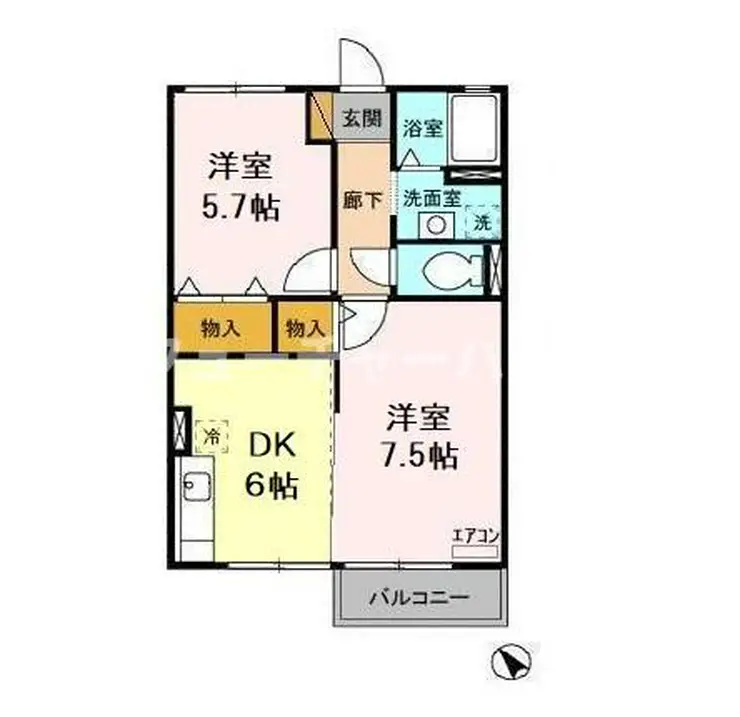 プレミエールモリタ 2階階 間取り