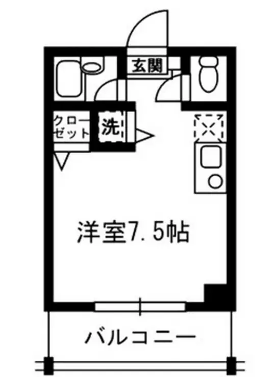 クリエ笹塚 4階階 間取り