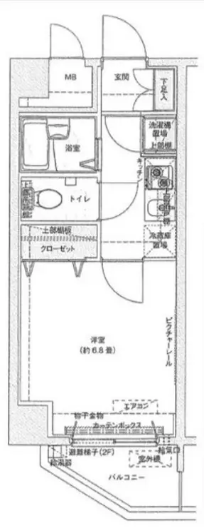 ドルチェ板橋区役所前 4階階 間取り