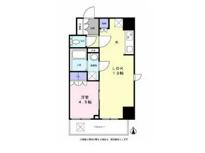 エムフラット秋葉原(1LDK/5階)の間取り写真