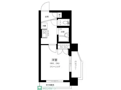 ステージファースト大森西(1K/2階)の間取り写真
