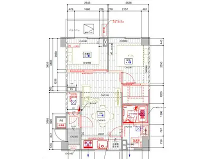 パティオ久が原(2LDK/2階)の間取り写真