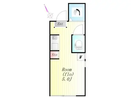 アーバンプレイス目白IIIA(ワンルーム/1階)の間取り写真