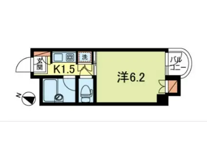 第一曽根ビル(1K/3階)の間取り写真