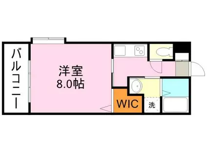 LEAD IN AIS鹿大前(1K/1階)の間取り写真