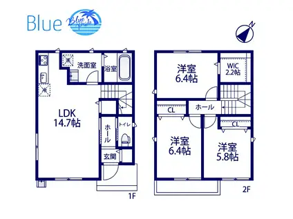 グレースタワー城南(1K/9階)の間取り写真