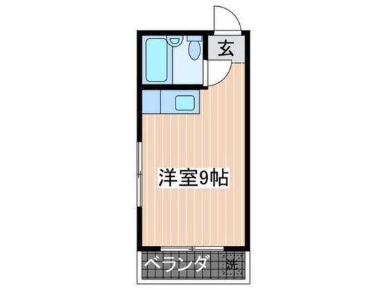 イレブンマンション(ワンルーム/3階)の間取り写真