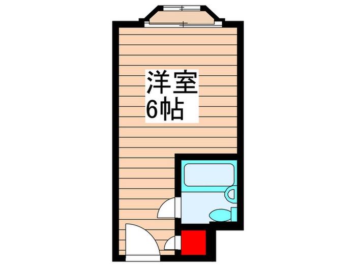 THE VALUE SHARED HOTEL(ワンルーム/1階)の間取り写真