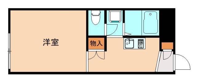 レオパレス グリーン(1K/2階)の間取り写真