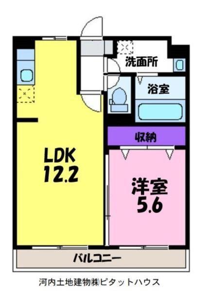 フォレストステージⅡ(1LDK/2階)の間取り写真