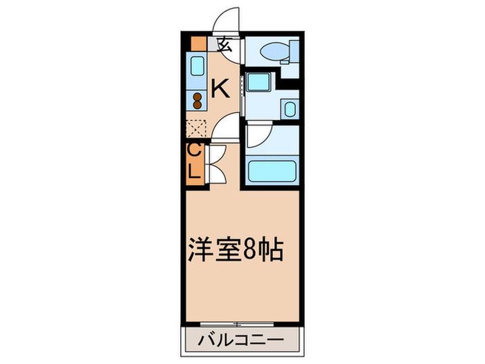 タウンライフ本郷駅前(1K/4階)の間取り写真