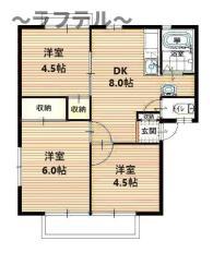 アーバン東雲A(3LDK/1階)の間取り写真