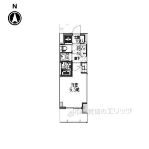 ARCOBALENO OSAKA FUSE(1K/8階)の間取り写真