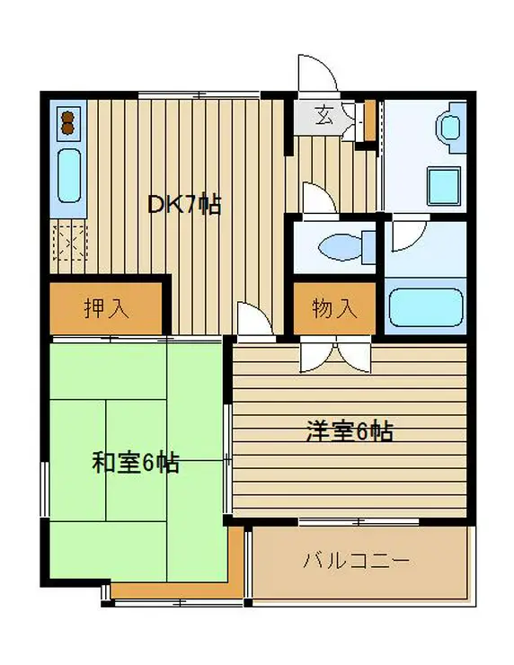 メゾンシャルマン 2階階 間取り