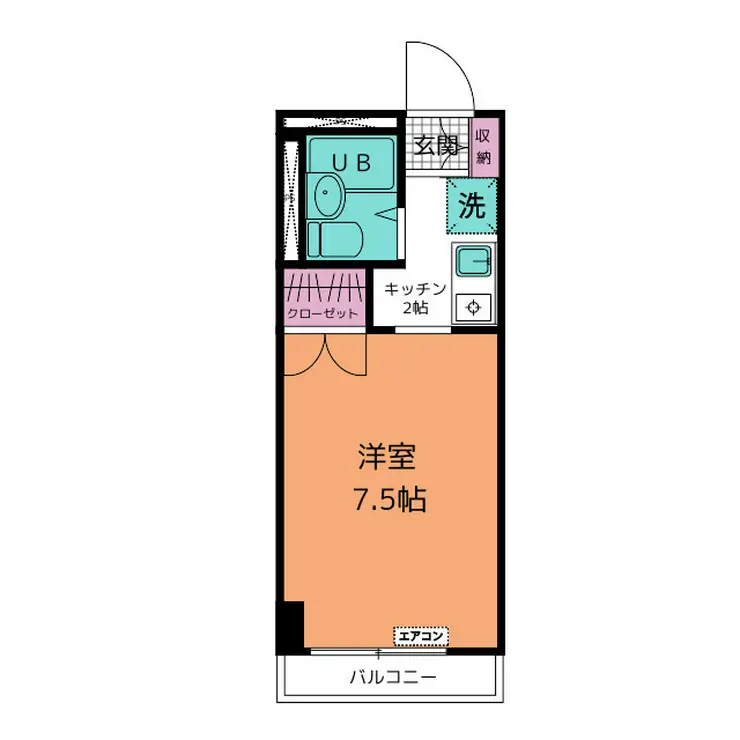 メゾンプラザ 4階階 間取り