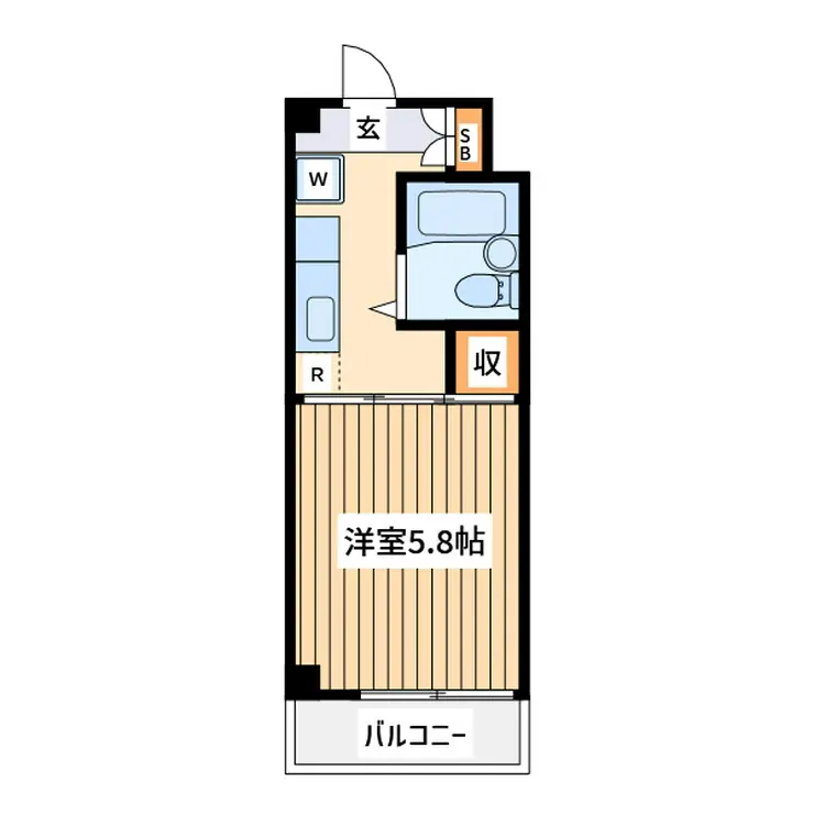 アムール子安 2階階 間取り