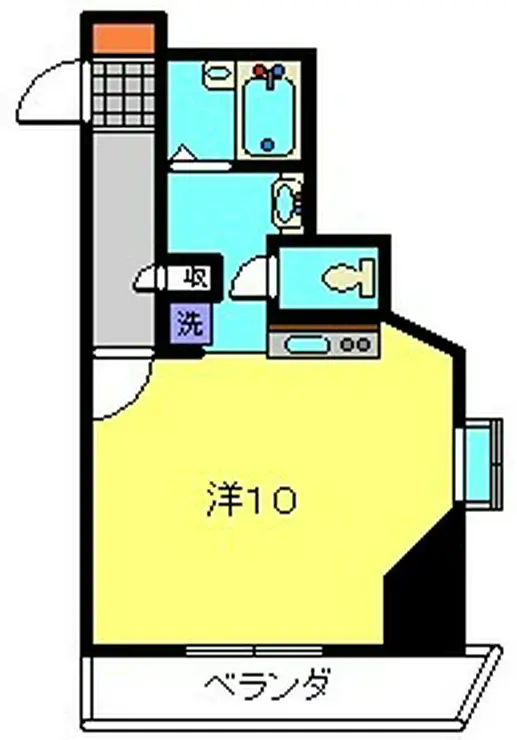 フレーヴァー伊勢佐木 2階階 間取り
