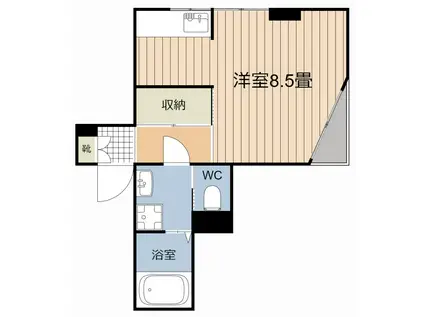 サンロード大内田(ワンルーム/2階)の間取り写真