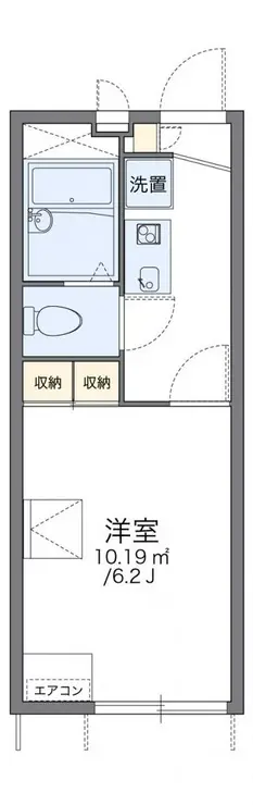 レオパレスKEI5 1階階 間取り