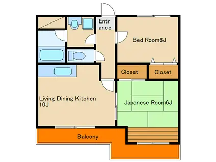 マーベラス(3LDK/2階)の間取り写真