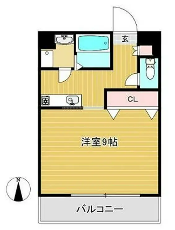 シャルマン高砂 6階階 間取り