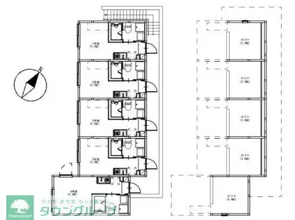 メゾン堀切菖蒲園(ワンルーム/1階)の間取り写真