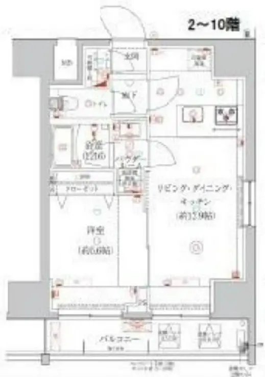 アルテシモ クルセ 12階階 間取り