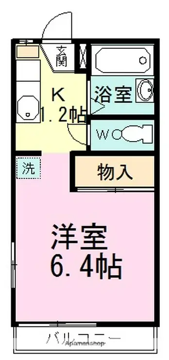 東習志野ウィーンハイツ 2階階 間取り