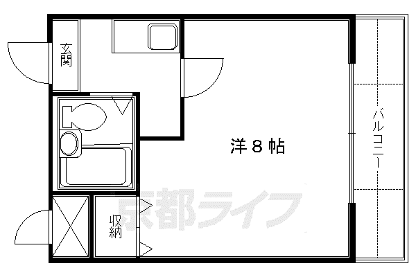 ACEIN向島(1K/4階)の間取り写真