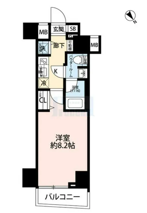 プレール・ドゥーク中板橋 3階階 間取り