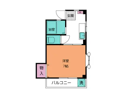 コーポ長嶋(1K/3階)の間取り写真