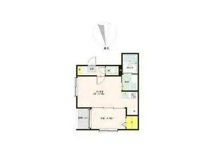 NEST TOMIZAWA(1LDK/1階)の間取り写真