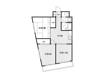 プレシアセイショウ(3DK/4階)の間取り写真