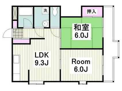PLENDY港南中央(2LDK/1階)の間取り写真