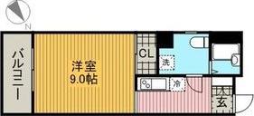 レディース徳川(ワンルーム/7階)の間取り写真