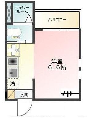 GLANZ東日暮里(ワンルーム/3階)の間取り写真