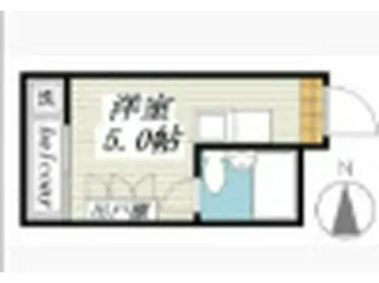 メゾン・ド・原宿(ワンルーム/2階)の間取り写真