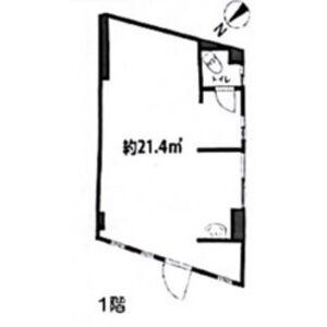 天神町2丁目マンション(ワンルーム/1階)の間取り写真