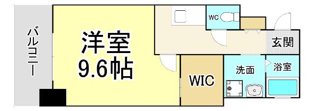 内山神岳ビル(1K/5階)の間取り写真