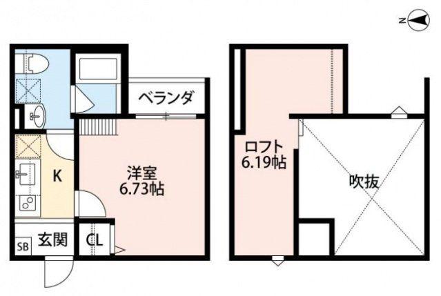 グラン・インペリアル小路(1K/1階)の間取り写真
