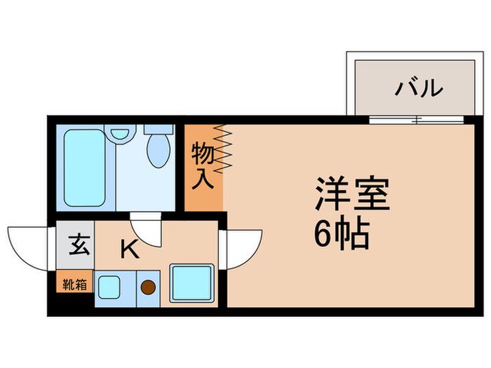 CORPATIO29(1K/3階)の間取り写真