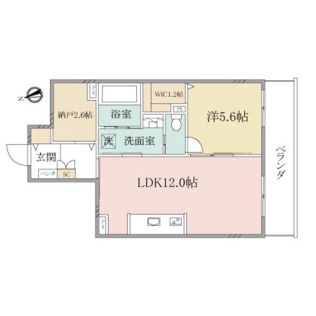 ヘーベルヴィレッジ豊玉南2丁目VILLAGE TOKU(1SLDK/3階)の間取り写真