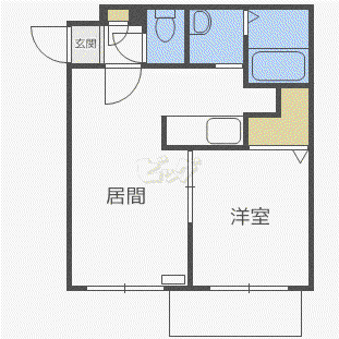 T-MODE発寒(1LDK/3階)の間取り写真