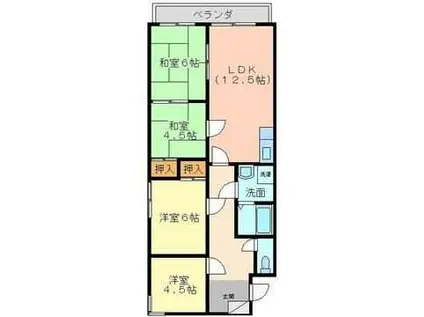 クリエイトI(4LDK/3階)の間取り写真