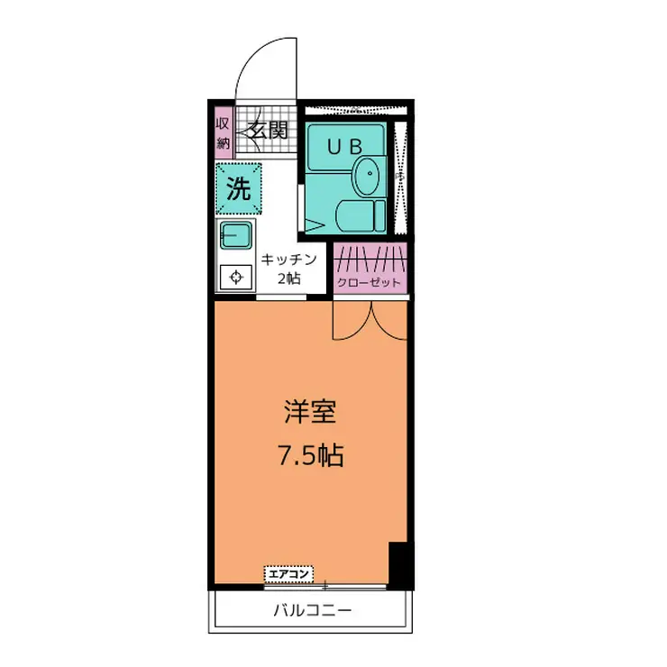 メゾンプラザ 4階階 間取り